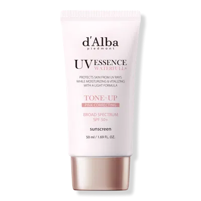 D'alba Piedmont Uv Tone-up Sunscreen Broad Spectrum Spf 50+ In Transparent
