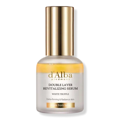 D'alba Piedmont White Truffle Double Layer Revitalizing Serum In Transparent