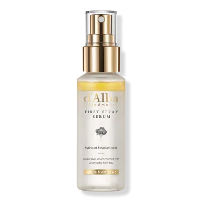 D'alba Piedmont White Truffle First Spray Hydrating Glow Mist Serum In Transparent