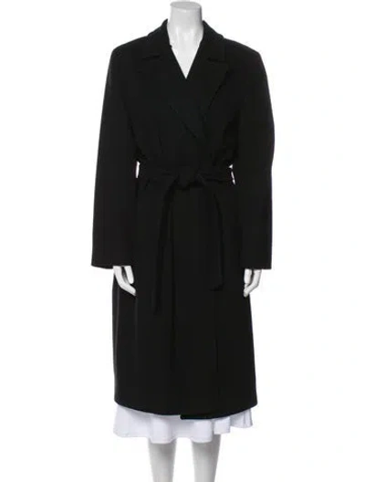 Pre-owned Dale Dressin Cashmere Trench Coat In Black