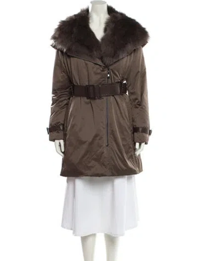 Pre-owned Dale Dressin Down Jacket In Brown