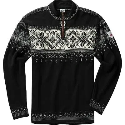 Pre-owned Dale Of Norway Blyfjell Sweater - Men's Black/smoke/off White/light Charcoal, M