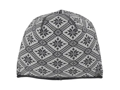 Dale Of Norway Christiania Hat Beanies Schiefer/off-white: One Size In Multi
