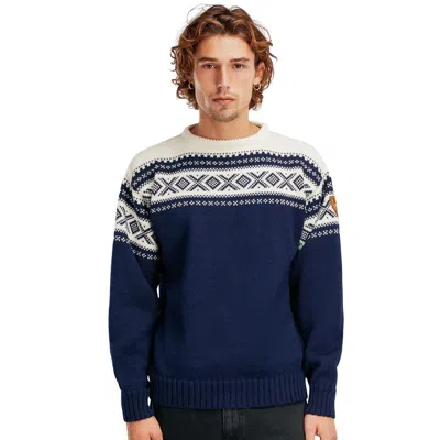 Pre-owned Dale Of Norway Cortina 1956 Sweater - Men's In Navy/off White