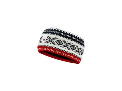 Dale Of Norway Dystingen Headband Headband Navy Off-white Raspberry, Merino/wool In Multi