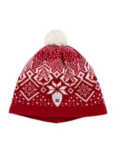 Pre-owned Dale Of Norway Knit Beanie In Red