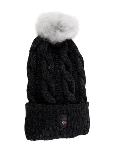 Pre-owned Dale Of Norway Knitted Wool Beanie In Black