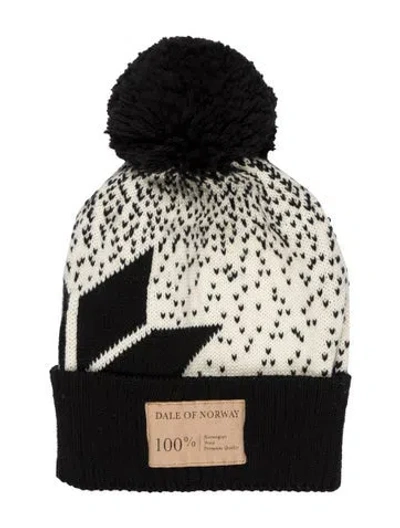 Pre-owned Dale Of Norway Wool Beanie In Black
