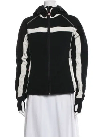 Pre-owned Dale Of Norway Wool Colorblock Pattern Jacket In Black