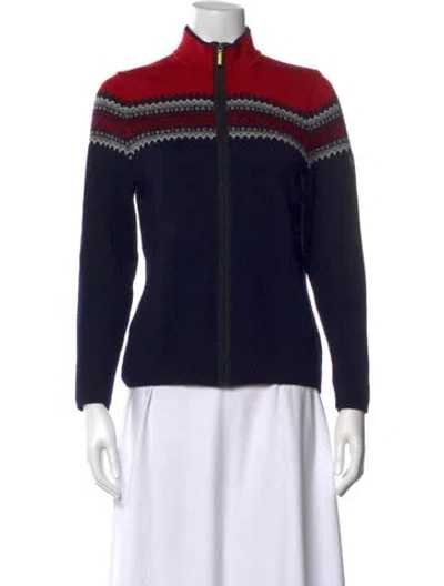 Pre-owned Dale Of Norway Wool Patterned Sweater In Blue