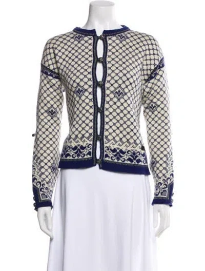 Pre-owned Dale Of Norway Wool Printed Sweater In Multi