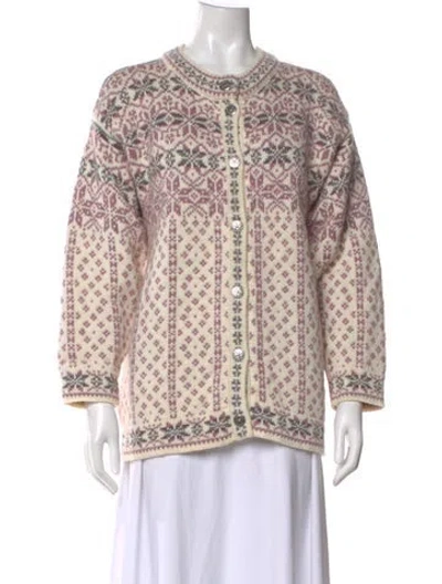 Pre-owned Dale Of Norway Wool Printed Sweater In Multi