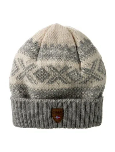 Pre-owned Dale Of Norway Wool Winter Hat In Neutral