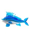 Dale Tiffany 11.5" Coronado Fish Art Glass Figurine In Blue
