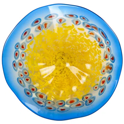 Dale Tiffany 12" Westwind Hand Blown Art Glass Wall Decor