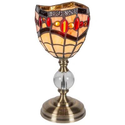 Dale Tiffany 12.5" Tall Fall River Tiffany Accent Lamp
