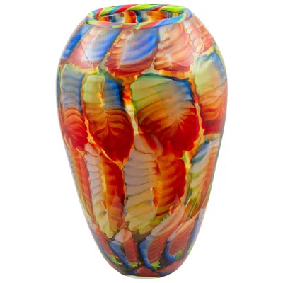 Dale Tiffany 13.75" Tall Adoro Hand Blown Art Glass Vase