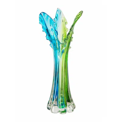 Dale Tiffany 15.75" Tall Ballona Handcrafted Art Glass Sculpture