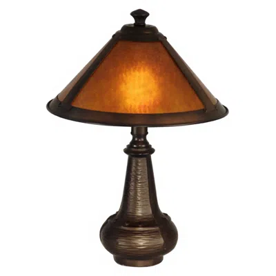 Dale Tiffany 16" High Hunter Mica Mini Accent Lamp