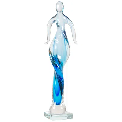 Dale Tiffany 17" Tall Astral Handcrafted Art Glass Figurine