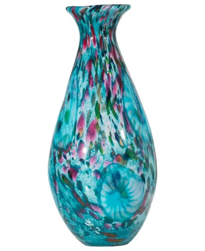 DALE TIFFANY 17.25" LEONA ART GLASS VASE