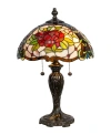 DALE TIFFANY 23.5" TALL SONOMA ROSE TABLE LAMP