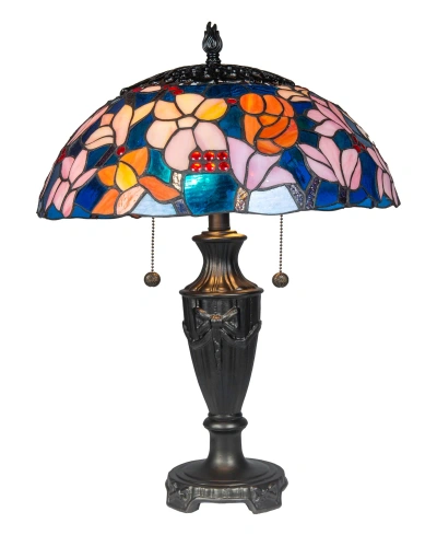 Dale Tiffany 24" Tall Florieta Tiffany Style Table Lamp In Multi-color