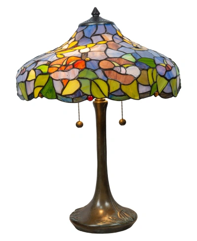 Dale Tiffany 24.5" Tall Madrina Tiffany Style Table Lamp In Multi-color