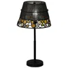 Dale Tiffany Pasqual Mesh Table Lamp In Black