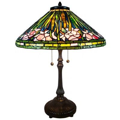 Dale Tiffany 26.5" Daffodil Tiffany Table Lamp