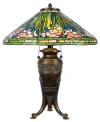 Dale Tiffany 27.5" Tall Pink Glades Tiffany Style Table Lamp In Multi-color