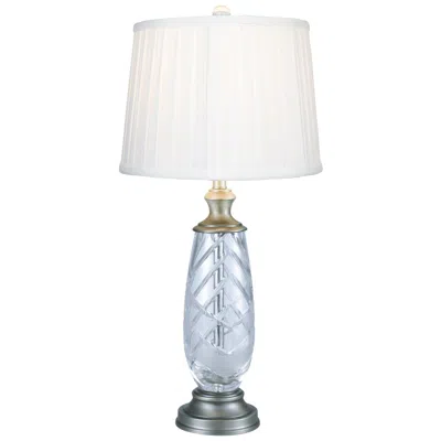 Dale Tiffany 29.5" Tall Lake Butler 24% Lead Crystal Table Lamp