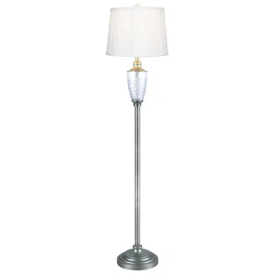 Dale Tiffany 60" Tall Castle Mountains 24% Lead Crystal Floor Lamp