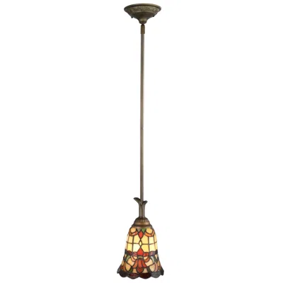 Dale Tiffany 6.5" Wide Freeport Tiffany Mini Pendant