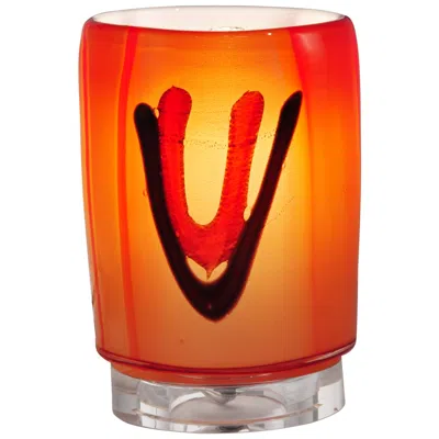 Dale Tiffany 6.75" Tall Vicossia Hand Blown Art Glass Accent Lamp