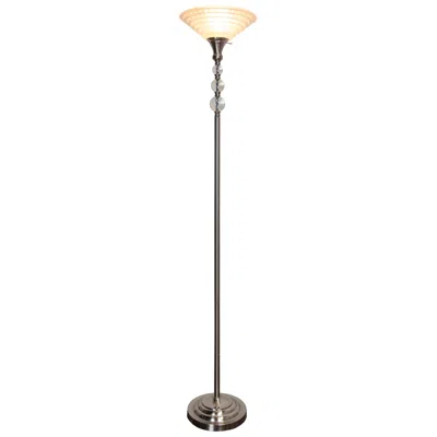 Dale Tiffany 72" Tall Alaris Orb Art Glass Floor Lamp