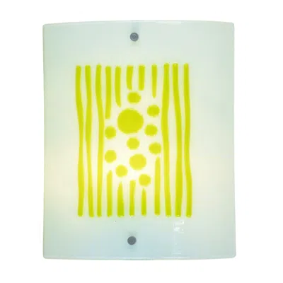 Dale Tiffany 9" Wide Lennon Fused Glass Wall Sconce With Built-in Led