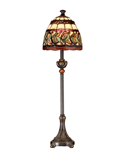 Dale Tiffany Aldridge Buffet Lamp In Multi