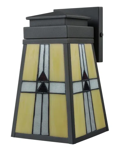 Dale Tiffany Barkley Outdoor Tiffany Wall Sconce In Multi