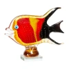 Dale Tiffany Bora Art Glass Fish Figurine In Multi