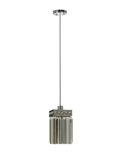 Dale Tiffany Bradford Crystal Pendant In Gray