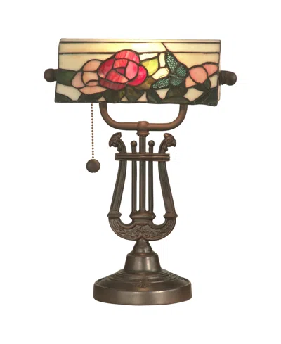 Dale Tiffany Broadview Bank Accent Lamp In Multi