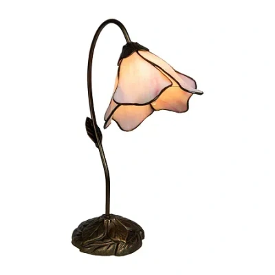 Dale Tiffany Cerone Metal Table Lamp In Brown