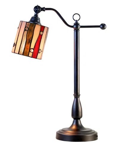 Dale Tiffany Dale Fiffany El Anza 24" Handmade Tiffany Desk Lamp In Multi