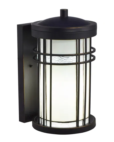 Dale Tiffany Dijon Outdoor Wall Sconce In Black