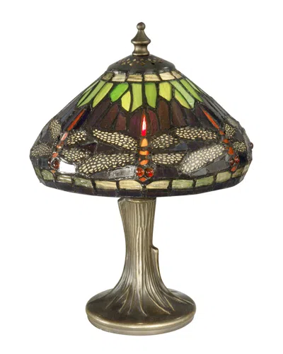Dale Tiffany Dragonfly Table Lamp In Multi