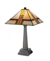 Dale Tiffany Edmund Tiffany Mission Table Lamp In Multi
