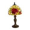 Dale Tiffany Flora Rose Desk Lamp In Multi