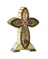 Dale Tiffany Flora Tiffany Cross Accent Lamp In Multi