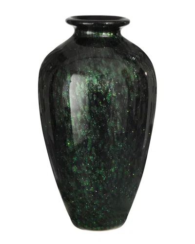 Dale Tiffany Green Art Glass Vase